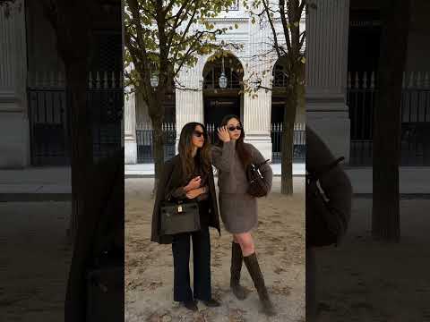 Fall looks at Jardin du Palais Royal 🤎 #shorts