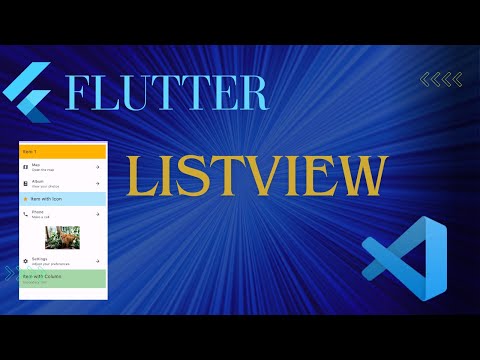 Flutter ListView | Different types of listView | Static | Dynamic | Interactive List Views