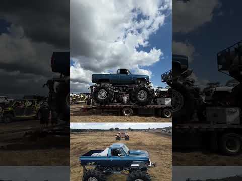 dirtbossmega has landed Plant Bamboo TRUCKS GONE WILD weekend #megatruck #mudbog #offroad #mud