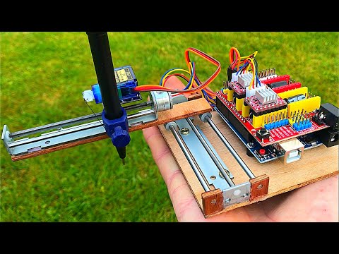 How to make Mini CNC Drawing Machine | Arduino Project