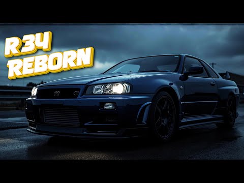 ASMR Full Restoration of a Nissan Skyline GT-R R34 | Legendary Abandoned JDM Rebuild