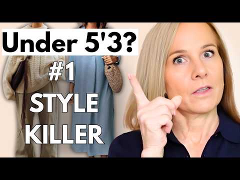 The #1 Style Mistake Making You Look Frumpy If You’re Short! (How To Fix)