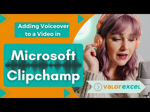 Adding Voiceover to a Video in Microsoft Clipchamp