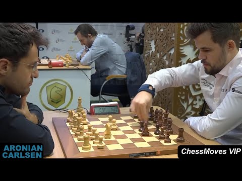Levon Aronian 2781 vs. Magnus Carlsen 2847 / Winners are not judged / Tarrasch Defense / World Rapid