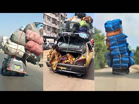 The Craziest Car Overloads Filmed on the Roads