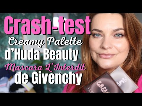 Crash Test Palettes Creamy d'Huda Beauty et Mascara L'interdit de Givenchy