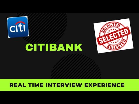 Citibank | REAL TIME INTERVIEW EXPERIENCE | Java Developer |Citi Corp