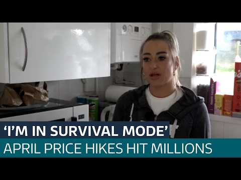 Struggling families and businesses hit by 'awful April' hikes to bills and taxes | ITV News