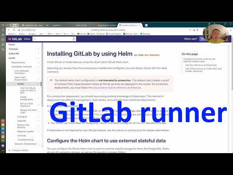Установка gitlab-runner в kubernetes