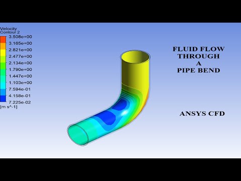 Fluid Flow through a Pipe Bend | 90 degree Bend | CFD Analysis | ANSYS Fluent | Advanced ANSYS