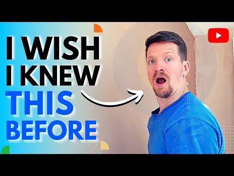 I Wish I Knew This When I Started Plastering...BEGINNERS WILL GET THIS WRONG!