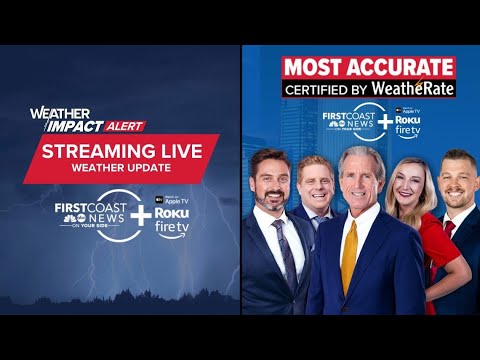 Weather Impact Alert: Widespread rain, severe storms possible Sunday on First Coast