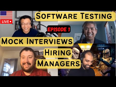 Mock Interviews for Software Testing Jobs in the US with QA Hiring Managers