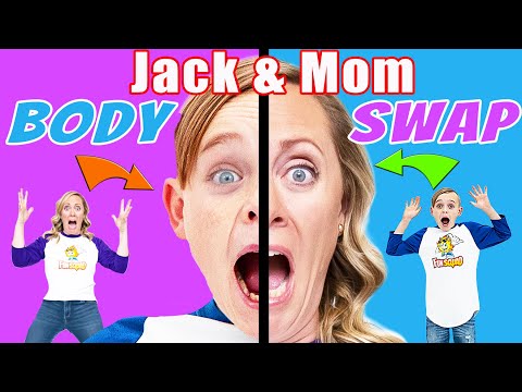 Body Swap! Jack and Mom Accidentally Swap Bodies! Fun Squad Funny Adventures!