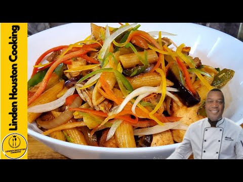 “How to Make Jamaican Jerk Chicken Pasta | Easy Caribbean Pasta”