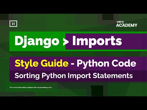 Django Python Import Style Conventions