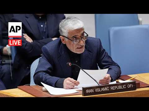 LIVE: UN Security Council holds a briefing on Iran