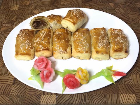 [叉燒酥]-色澤底面金黃酥脆，起發自然亮麗，層次分明，酥松可口，牛油🧈香味濃郁，叉燒酥餡美味多汁好吃😋，這款色香味型俱全美點，一直以來都是非常受歡迎。