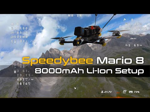 FPV Long Range Flight with 8000mAh Setup | Speedybee Mario 8