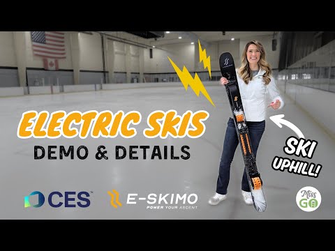 Ski Electric : Uphill or Downhill (e-Skimo FIRST LOOK at CES!)