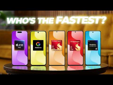 The MOST powerful smartphone chip! A18 Pro vs Snapdragon 8 Elite vs Dimensity 9400 vs Tensor 4G!