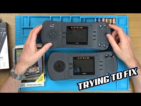2x Broken ATARI LYNX from the USA - Trying to FIX