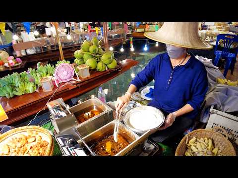 BEST 3 BANGKOK Floating Market Compilation | Thai Street Food