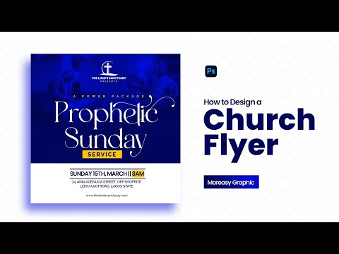 How to Design a Church Flyer using Photoshop Fast and Simple