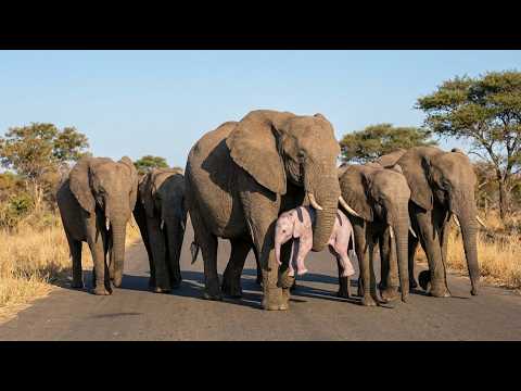 Elephants Brought a Dying Newborn Elephant to Humans  - What Happened Next No One Believed