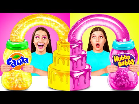Rich vs Broke Food Chocolate Challenge | Funny Situations by DaRaDa Challenge