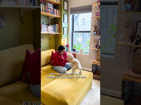 @kcbnarby 380 sq ft Brooklyn apartment is a writer’s sanctuary #housetour