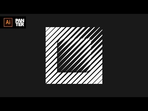 How to Make Abstract Halftone Line Square | Adobe Illustrator Tutorial