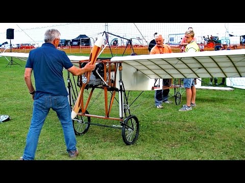 GIGANTIC !!! RC XXXL BLÉRIOT XI / SCALE MODEL AIRPLANE / FLIGHT DEMONSTRATION