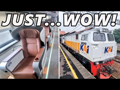 Indonesia's NEW ULTRA LUXURY Train from Jakarta to Yogyakarta