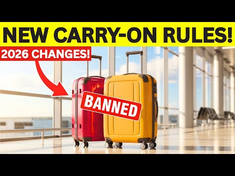 NEW Carry-On Rules for 2026 (Don't Get Caught at TSA!)