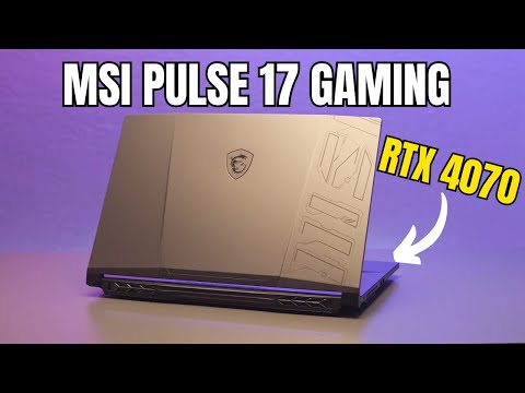 MSI Pulse 17 Review (Intel i7 + RTX 4070) Watch this before buying $1300 Gaming Laptop