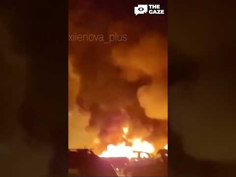 In the Krasnodar region, a Russian anti-aircraft missile hit a high-rise residential building#shorts