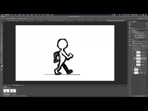 Photoshop Animation Tutorial: Frame by Frame Character Walk