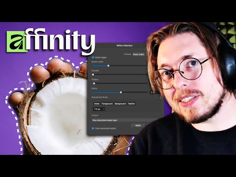 Remove Backgrounds Perfectly in Affinity 3 – Object Selection, Brush & Refine Tutorial