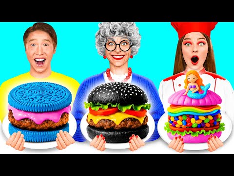 Cabaran Memasak Saya vs Nenek | Cabaran Makanan Lucu