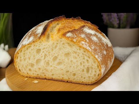 The Easiest No-Knead Bread in Europe. Just Fold and Bake.