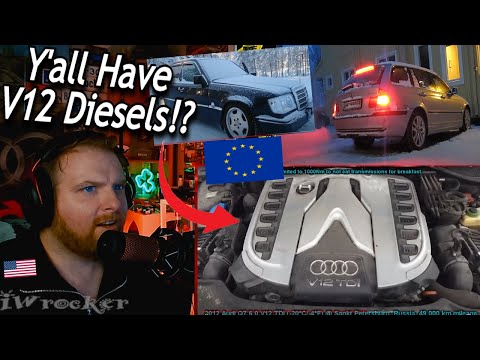 American Reacts to European Diesels COLD STARTS