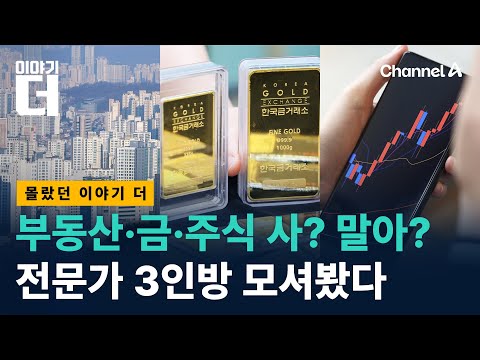 부동산·금·주식, 전문가 3인방 한 번에 불렀다 / 채널A / 이야기 더