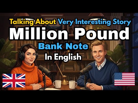 How to Talk About The Million Pound Bank Note Very Interesting Story | English Listening Practice