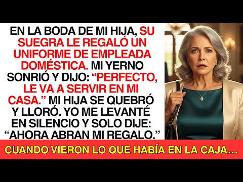 En La Boda, La Suegra Dio A Mi Hija Un Uniforme De Empleada. Mi Yerno Rió: “Perfecto”. Entonces Yo…