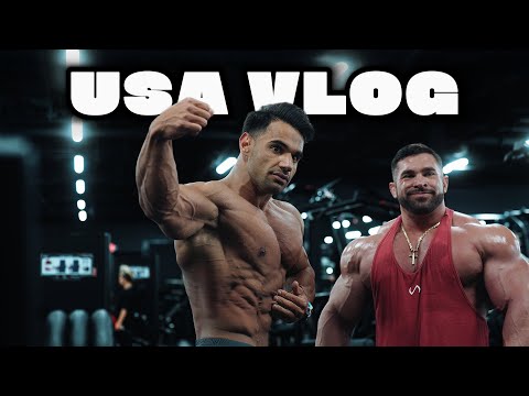 USA VLOG 🇺🇸 - TRAINING WITH FAKE WEIGHTS W/ @Derek Lunsford 🔥⭕️