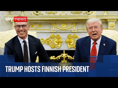 Trump meets President of Finland Alexander Stubb at White House
