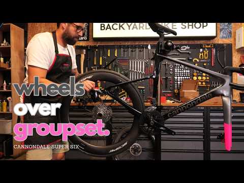 Wheels ARE ALWAYS better than Groupsets - Custom built Cannondale Super 6 Evo