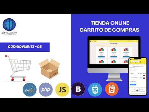 81. Tienda Online + Carrito De Compras  - PHP, JS, AJAX & MYSQL + CODIGO FUENTE GRATIS.