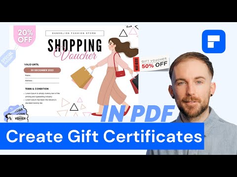Create Gift Certificates in PDF | Free templates